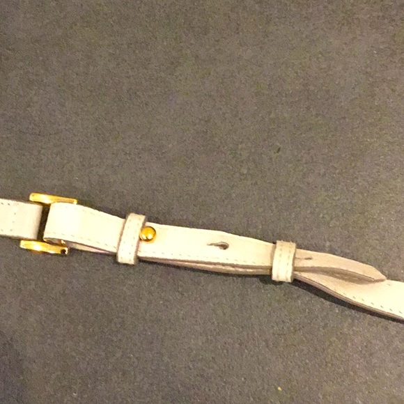 *NEW* DESA leather cream crossbody bag with coin wallet keychain dust bag - Picture 8 of 10